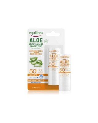 Aloe opalovací tyčinka SPF 50+ UVA, UVB pro místní použití Equilibra - 1