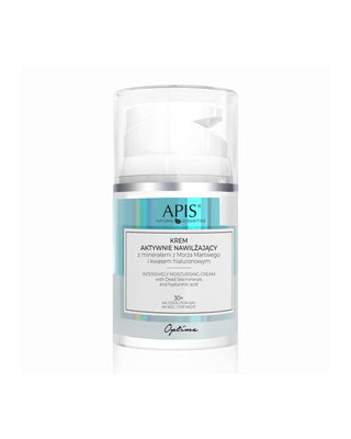 Aktivně hydratační krém s minerály z Mrtvého moře a kyselinou hyaluronovou, ve dne i v noci 30+ Optima Apis - 3