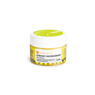 Přírodní krémový deodorant - zdravý lnový deodorant & Pačule možnost Natura