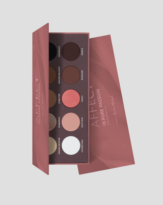 Pure Passion Professional Cosmetics paleta dlouhotrvajících lisovaných očních stínů - 1