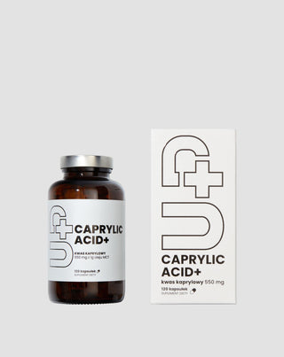 Doplněk stravy UP Caprylic acid+ pro podporu komfortu trávení a zdraví střev UP Health Pharma 120 kapslí - 3