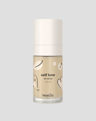Přírodní a ekologický krém na obličej BB Self Love ve Light Beige barvě 30 ml Resibo - 1