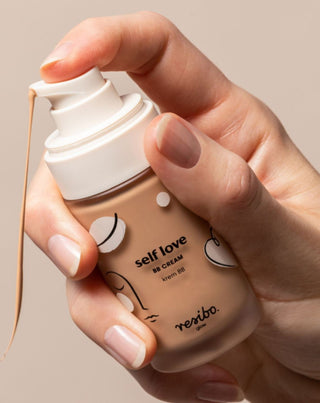 Přírodní a ekologický BB Self Love pleťový krém v Natural Beige barvě 30 ml Resibo - 2