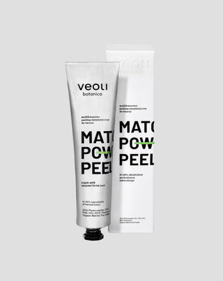 Enzymatický peeling s kyselinami AHA 10%, PHA 10%, BHA Matcha power peel Veoli Botanica - 1