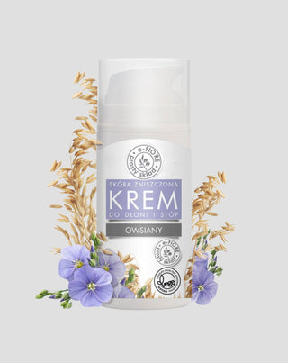 Ovesný krém se lněným a pomerančovým olejem na ruce a nohy E-Fiore - 1