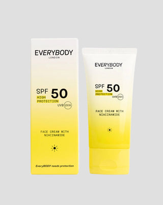 Hydratační krém na obličej Everybody London High SPF 50 s niacinamidem - 1