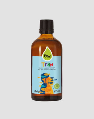 Tran pro děti s vysokým obsahem vitamínů a omega-3 Olini - 1