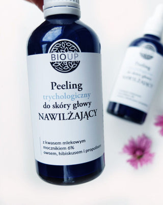 Hydratační trichologický peeling na pokožku hlavy s ibiškem a močovinou 6% BIOUP_1 - 2