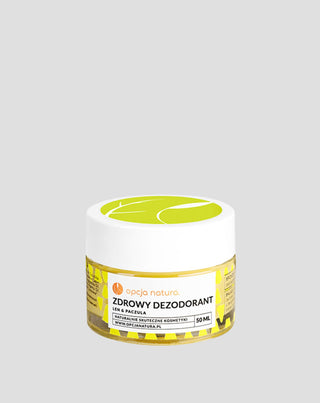 Přírodní krémový deodorant - zdravý lnový deodorant & Pačule Opcja Natura - 1