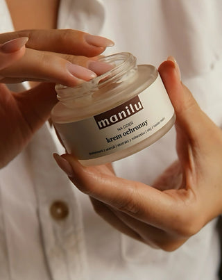 Ochranný denní krém s bambuckým máslem s vitamínem C a malinovým olejem Manilu - 2