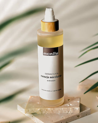 Osvěžující micelární esence pro odlíčení zklidňuje podráždění s D-panthenolem Manilu - 2
