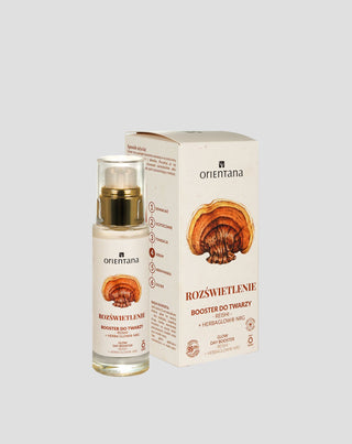 Rozjasňující booster s adaptogeny reishi a horskou růží Orientana - 3
