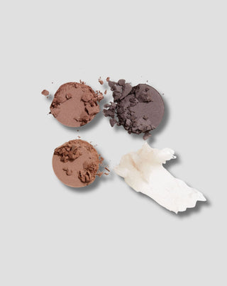 Paleta 3 očních stínů a čirého vosku na úpravu obočí pro dlouhotrvající efekt Gosh - 2