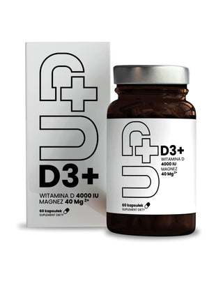 Doplněk stravy Up D3+ Vitamin D3 v kombinaci s hořčíkem UP Health Pharma 60 kapslí - 3