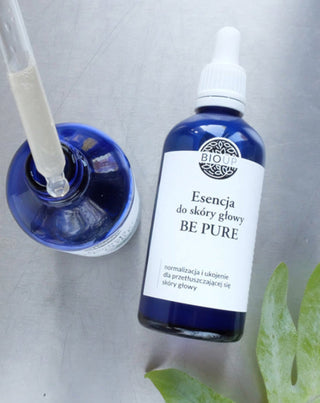 Masáž pro mastnou pokožku hlavy posilující vlasy. Essence Be Pure BIOUP - 3