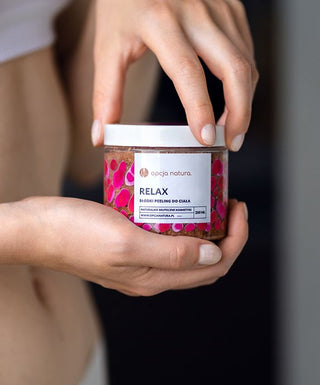 Očistný tělový peeling Natural Relax s variantou Epsom salt Natura - 3