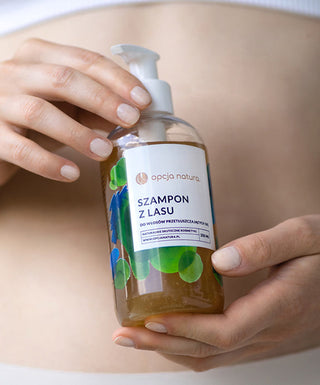 Lesní šampon pro mastné vlasy s jemnými vlasy a aloe Natura Option - 2