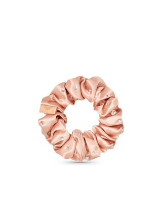 Hedvábné čelenky do vlasů s krystaly – rose gold Crystallove - 3