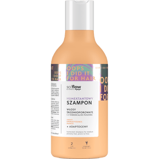 Humetant šampon pro středně porézní a krepaté vlasy se sklonem k krepatění so!flow - 1