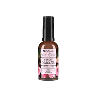 Růžový olej na obličej a tělo obohacený o makadamový olej Vis Plantis - 1