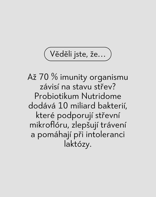 Probiotika s 10 miliardami bakterií mléčného kvašení a vlákninou PRO 10 BIOTIC Nutridome 60 kapslí - 3