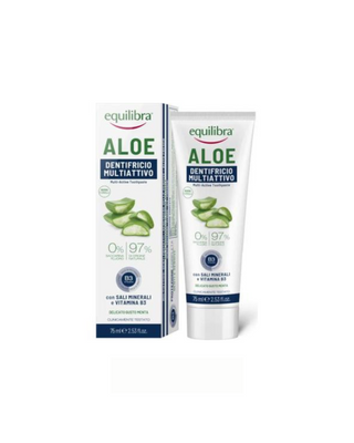 Zubní pasta s trojitým účinkem na bázi aloe vera Equilibra - 1