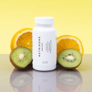 Niacin Vitamin B3 v kapslích pro zdravou pokožku a funkci nervového systému Nutridome 60 ks. - 4