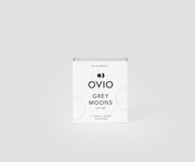Šedopopelové barevné kontaktní čočky měsíční nulové Grey moons č. 1 ovio