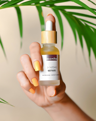 Dvoufázové noční sérum pro suchou pokožku s kyselinou hyaluronovou a vitamínem C Manil - 3