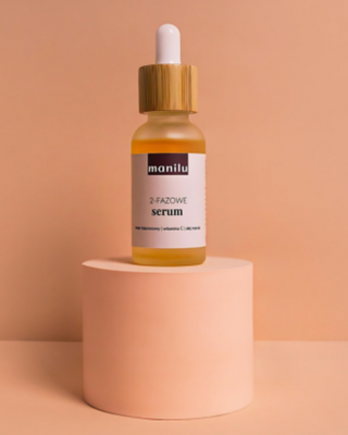 Dvoufázové noční sérum pro suchou pokožku s kyselinou hyaluronovou a vitamínem C Manil - 2