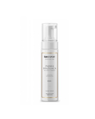 TanExpert lehká samoopalovací pěna v odstínu Dark Topaz pro obličej a tělo - 1