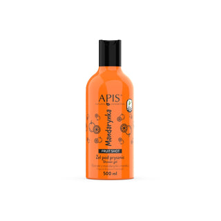 Přírodní sprchový gel s vůní mandarinky s kyselinou hyaluronovou Fruit Shot Apis - 2