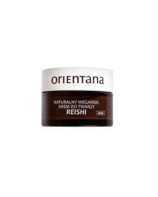 Přírodní veganský denní krém na obličej s houbami reishi Orientana