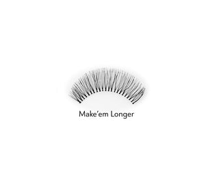 Umělé 2D řady pro opakované použití s přirozeným efektem Make'em Longer Bamm!Lashes - 2