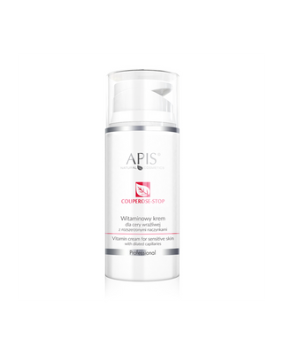 Vitamínový krém pro citlivou pokožku s rozšířeným couperózou-Stop Apis - 2