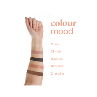 Matné oční stíny oční stíny Colour mood v broskvové barvě 32 Bloom Paese