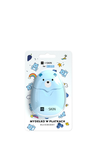 Mýdlové vločky pro děti modré Blueberry HiSkin for Kids 50 kusů - 1