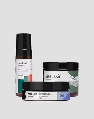 Sada pro mastnou pleť Mel Skin - 1