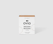 Kontaktní čočky v barvě hnědého ořechu měsíční nulové čočky brown moons č. 2 Ovio