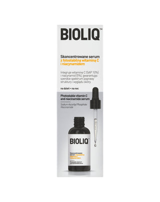 Pro koncentrované sérum s fotostabilním vitamínem C a niacinamidem Bioliq