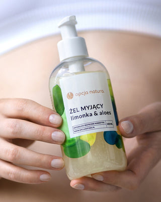 Mycí gel na tělo a obličej Limetka & Aloe, 100% přírodní Opcja Natura - 2