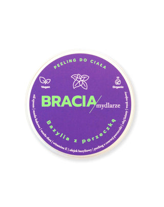 Přírodní solný peeling pro zlepšení nálady Bazalka s rybízem Bracia Mydlarze - 5