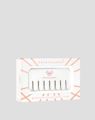 Hřeben na masáž pokožky hlavy a těla z nerezové oceli Cryo ice comb Crystallove_5 - 5