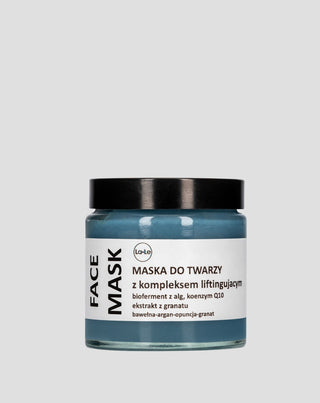 Liftingová pleťová maska s biofermentací řas, koenzymem Q10 a extraktem z granátového jablka La-Le - 1