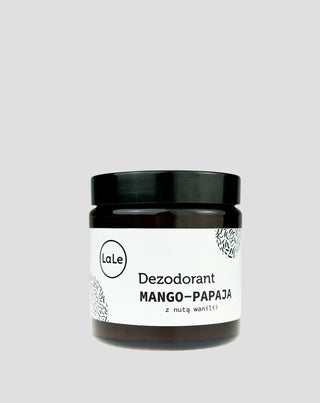 Ekologický krémový deodorant - Mango-papája s nádechem vanilky pro dlouhotrvající pocit svěžesti La-Le - 1