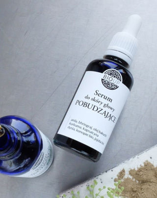 Sérum na pokožku hlavy, které stimuluje růst vlasů díky směsi indických bylin – BIOUP - 2