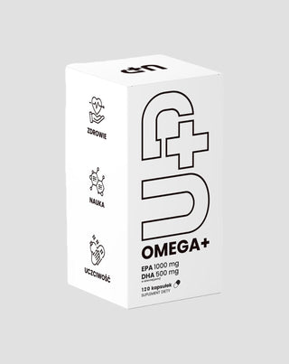 Doplněk stravyUp Omega+ UP Omega-3 nenasycené mastné kyseliny Health Pharma 120 kapslí - 1