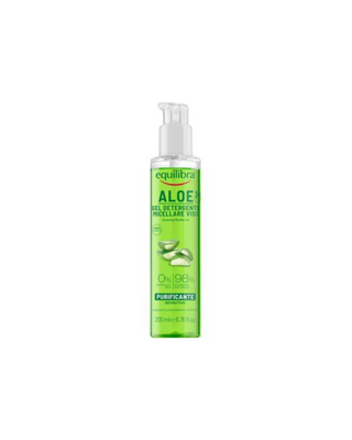 Aloe micelární gel s kyselinou hyaluronovou pro citlivou pleť Equilibra - 1