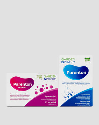 Sada na podporu plodnosti pro páry doplňky stravy Parenton Duo GardenPharm 60+30 kapslí - 1