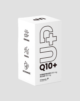 Doplněk stravy UP Q10+ koenzym Q10 s acetyl-L-karnitinem 30 kapslí UP Health Pharma - 1